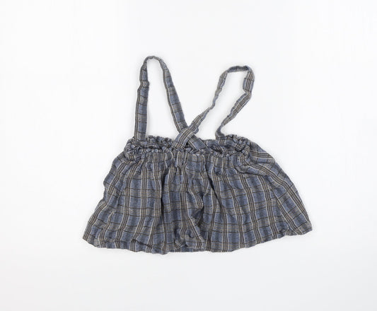 NEXT Girls Multicoloured Check Skater Skirt Size 9-12 Months