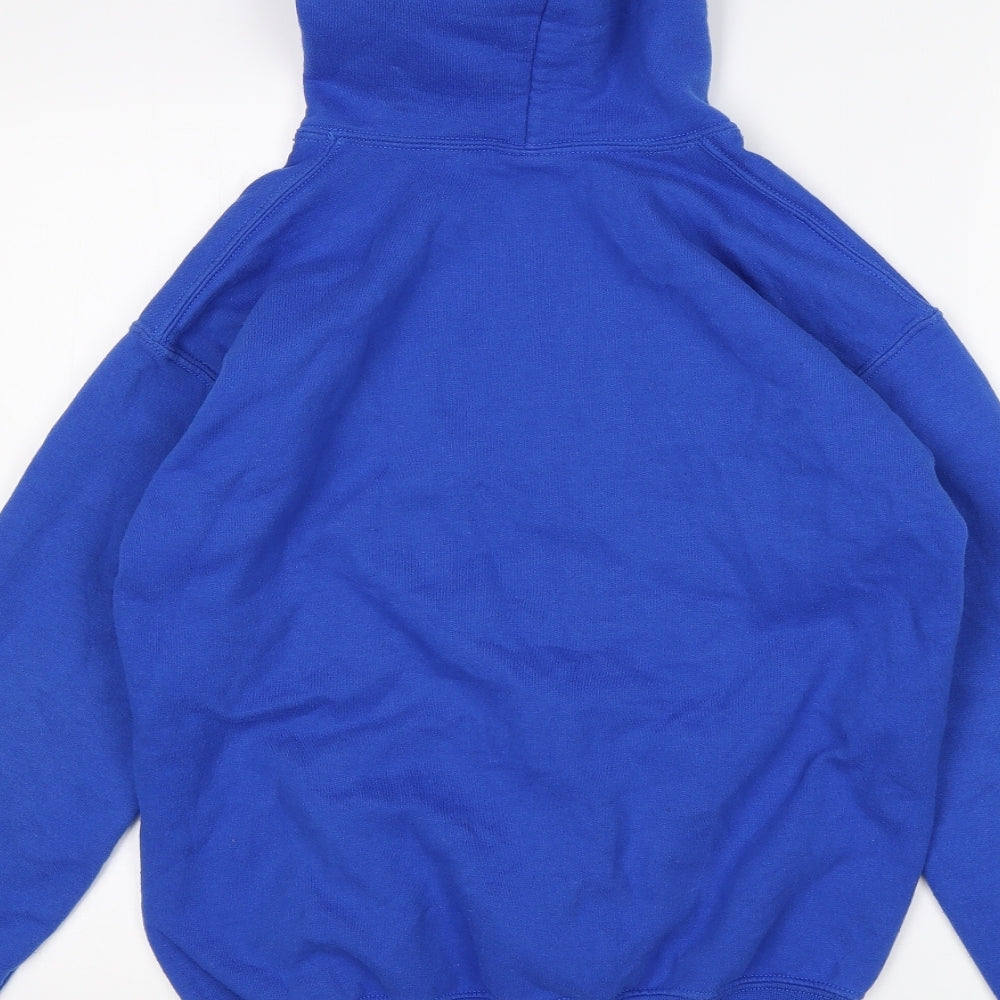 Gildan Boys Blue Pullover Hoodie Size XL - Made In 2006
