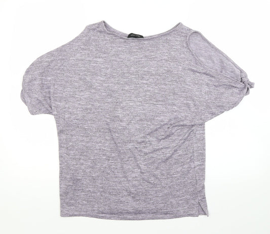 New Look Womens Purple Basic Blouse Size S