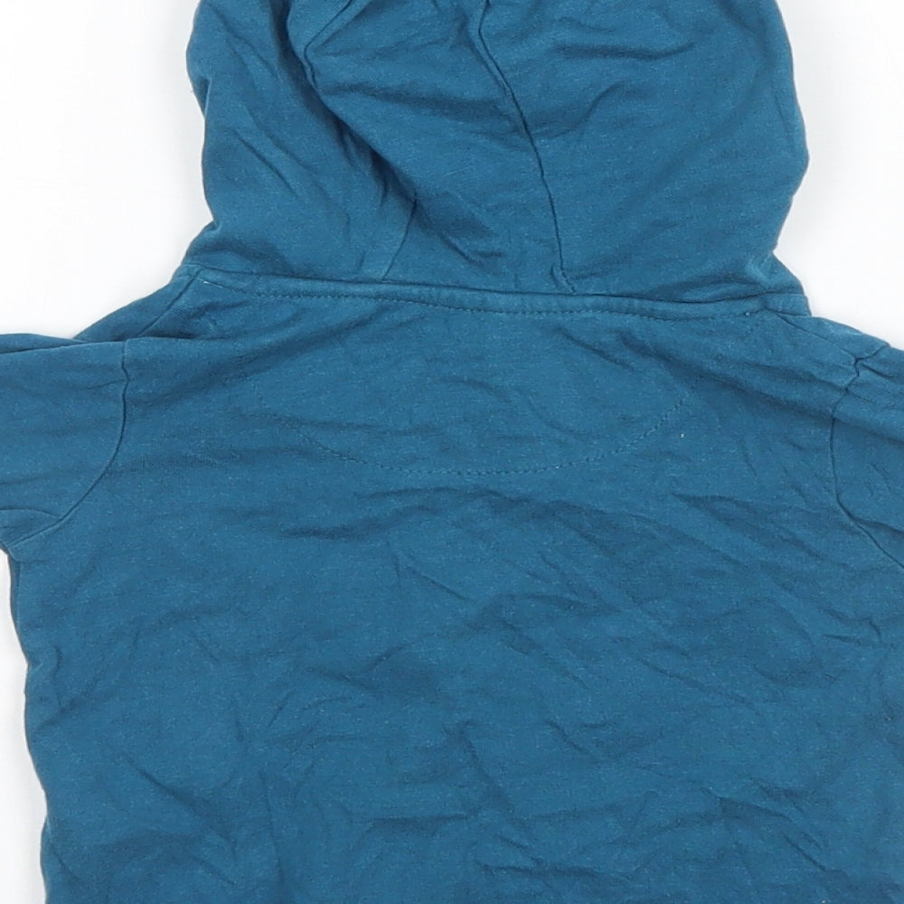 TU Blue Pullover Jumper Size 6-9 Months - Bear