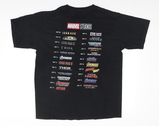 Marvel Studios Mens Black T-Shirt - More than A Fan