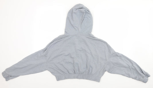 Preworn Womens Grey Full Zip Hoodie Size L