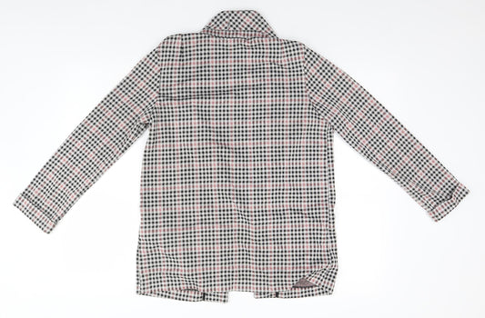 Divided Womens Grey Houndstooth Jacket Size 4
