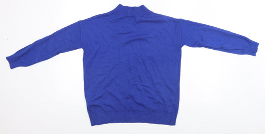 Marks and Spencer Mens Blue Pullover Jumper Size S