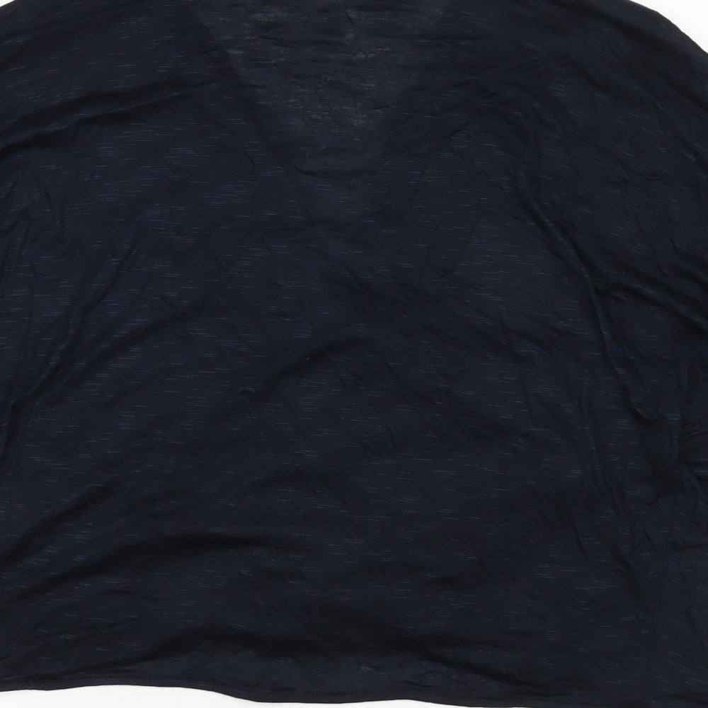 M&S Womens Blue Cardigan Jumper Size 14