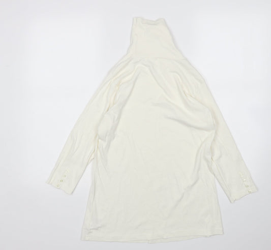 Evie Womens White Basic T-Shirt Size 18