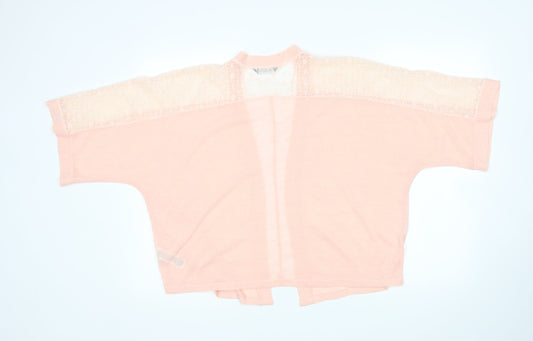 Dorothy Perkins Womens Pink Cardigan Jumper Size 14