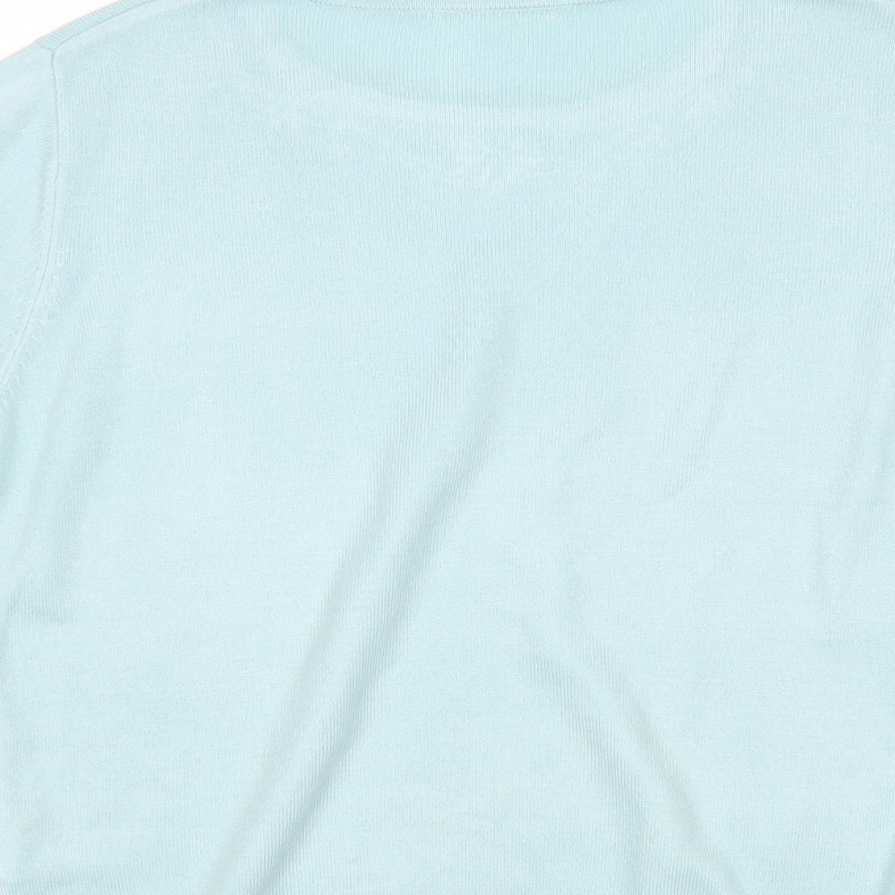 M&S Womens Green Pullover Jumper Size 12