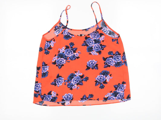 Papaya Womens Multicoloured Floral Basic Blouse Size 8
