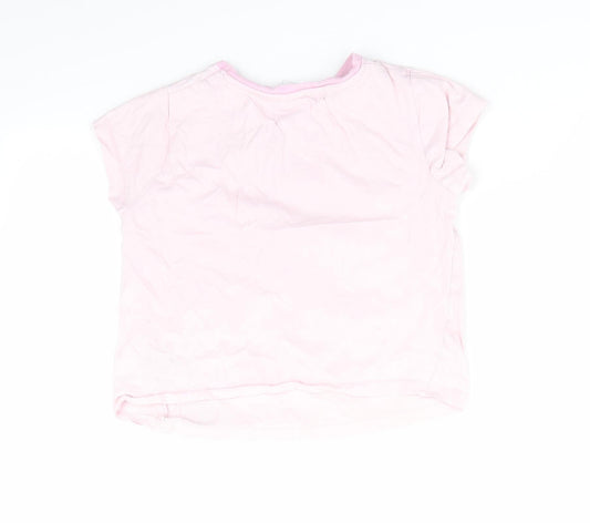 Disney by Primark Girls Pink Animal Print Pyjama Top Size 7-8 Years - Cat - You can't rush perfection