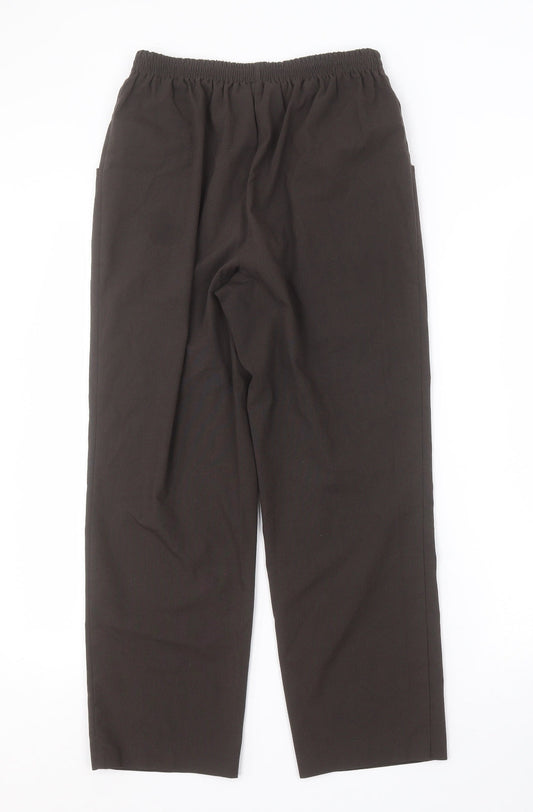 Preworn Womens Brown Trousers Size 12 L25 in