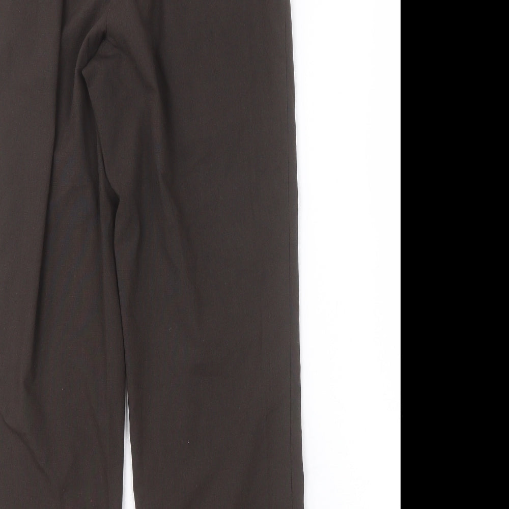 Preworn Womens Brown Trousers Size 12 L25 in