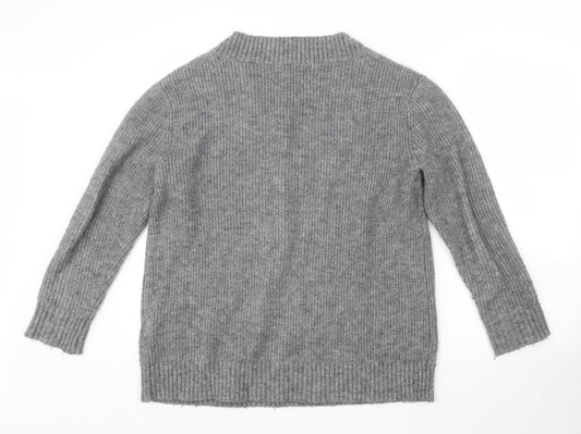 BROWNIE Mens Grey Pullover Jumper Size S