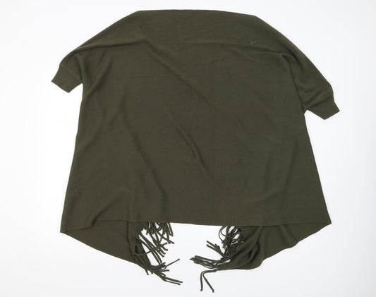 Preworn Womens Green Shrug Jumper One Size