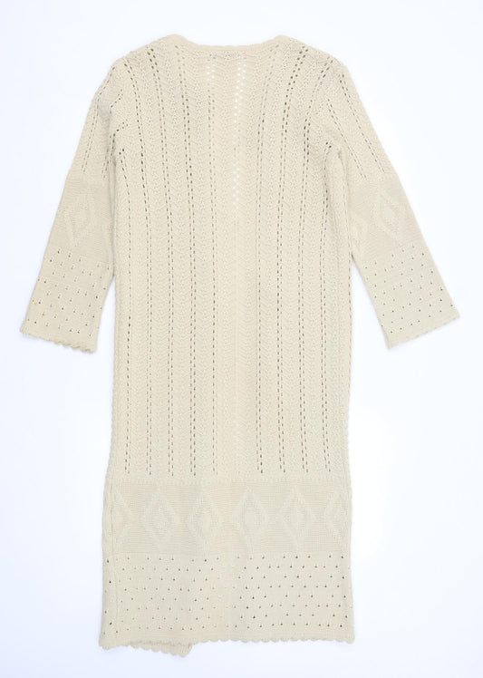 Modern Woman Womens Beige Shrug Jumper Size 12