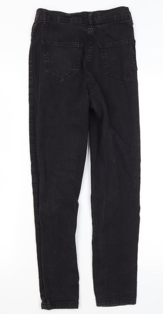 Pretty Little Thing Womens Black Skinny Jeans Size 4 L24 in