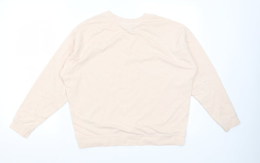 New Look Womens Pink Pullover Jumper Size S