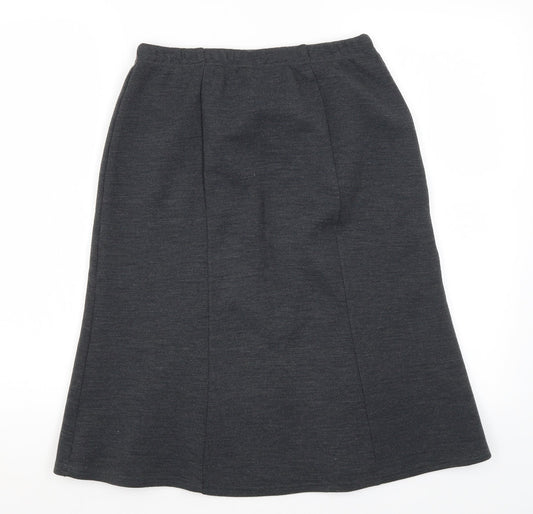 Damart Womens Grey Flare Skirt Size 12