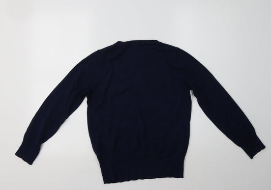 M&S Womens Blue Pullover Jumper Size 12