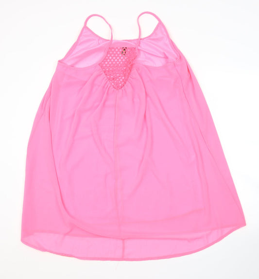 Preworn Womens Pink A-Line Size M