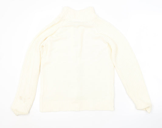 Bonmarché Womens Yellow Full Zip Jumper Size XS