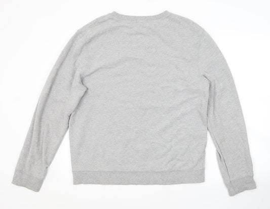 Topman Mens Grey Pullover Jumper Size XL