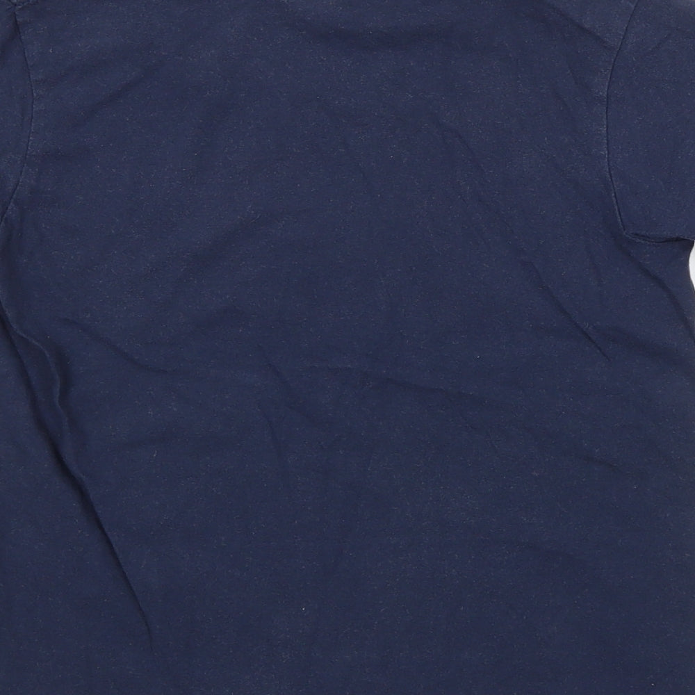 Gildan Boys Blue Basic T-Shirt Size M