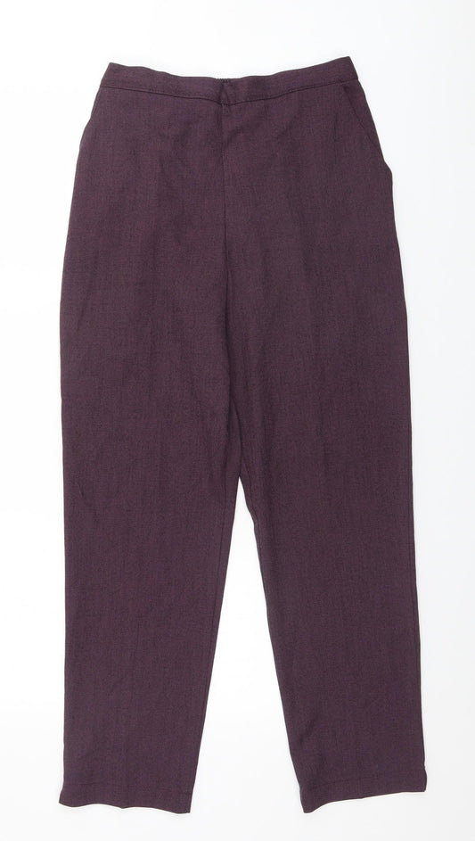 Emma Collection Womens Blue Trousers Size 14 L28 in