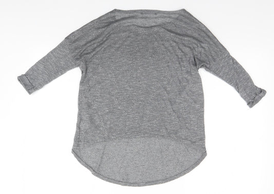 Missguided Womens Silver Basic Polo Size M