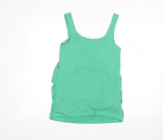JoJo Maman Bébé Womens Green Basic Tank Size S
