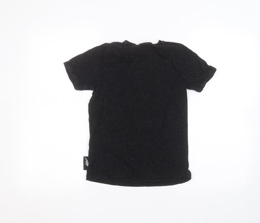 Power Rangers Boys Black Basic T-Shirt Size 8-9 Years