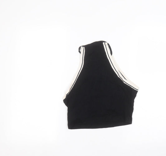 Topshop Womens Black Basic Tank Size 14