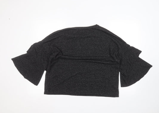 New Look Womens Black Pullover Jumper Size L