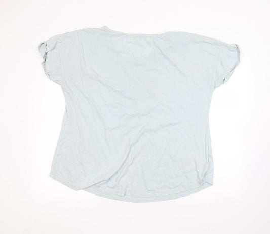 Debinhams Womens Blue Basic T-Shirt Size 20