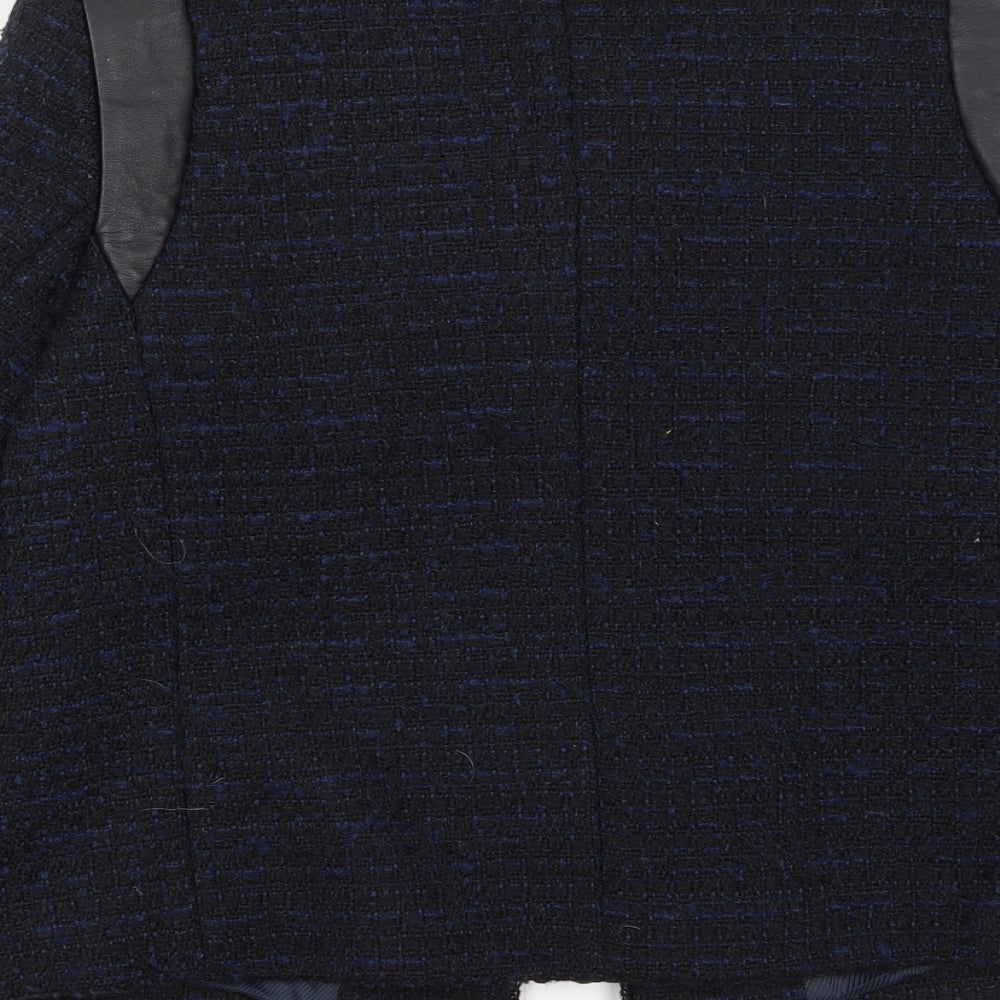 Soon Womens Blue Jacket Blazer Size 12