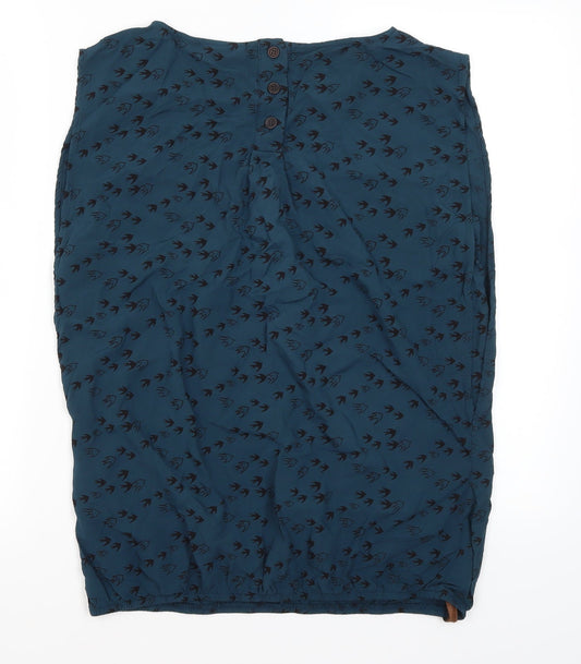 Nakatano Womens Blue Basic Blouse Size M - Swallows