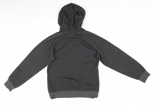 LA Gear Womens Grey Polyester Pullover Hoodie Size 8