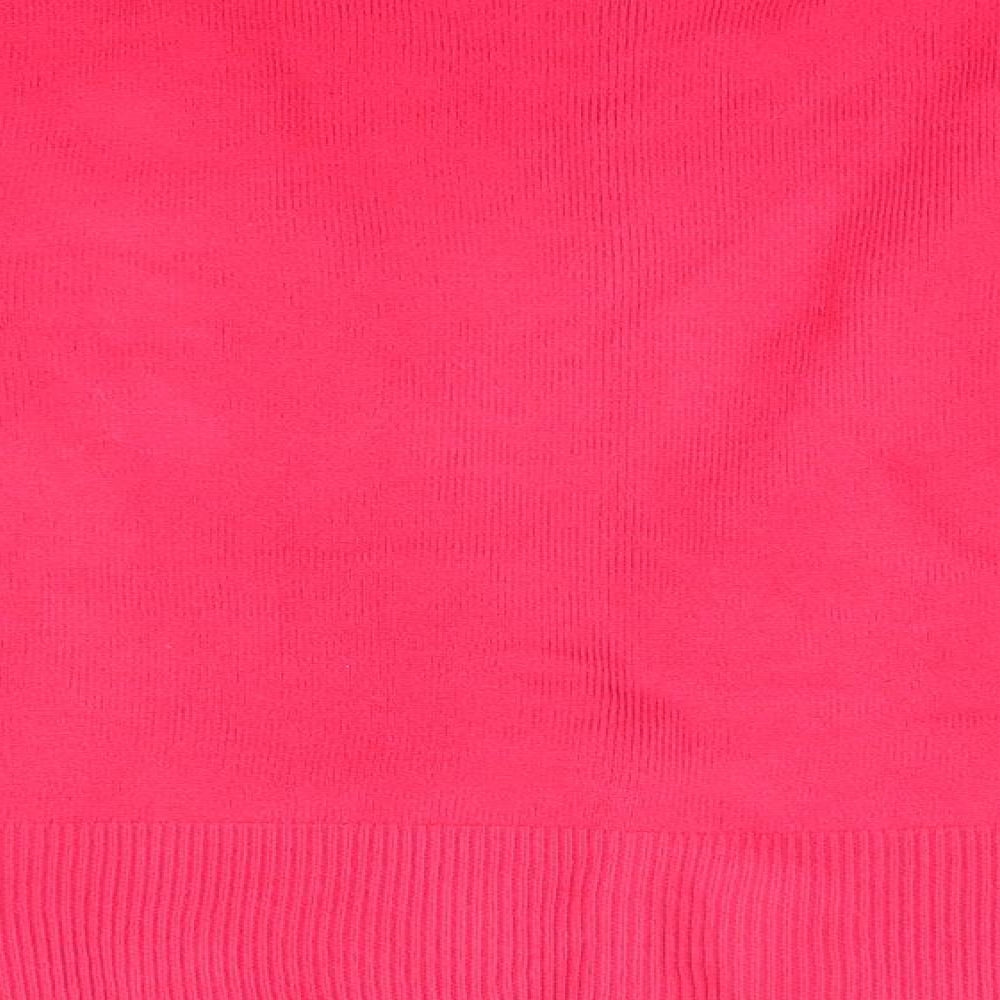 Florence and Fred Womens Red V-Neck Acrylic Cardigan Jumper Size 12 - Deep V Front