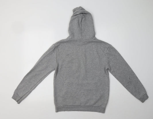 Primark Girls Grey Cotton Pullover Hoodie Size 13-14 Years - London