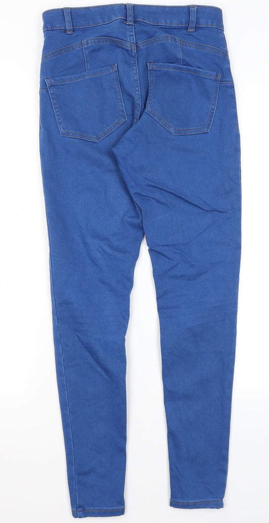 Denim Co Womens Blue Cotton Skinny Jeans Size 10 L28 in Regular