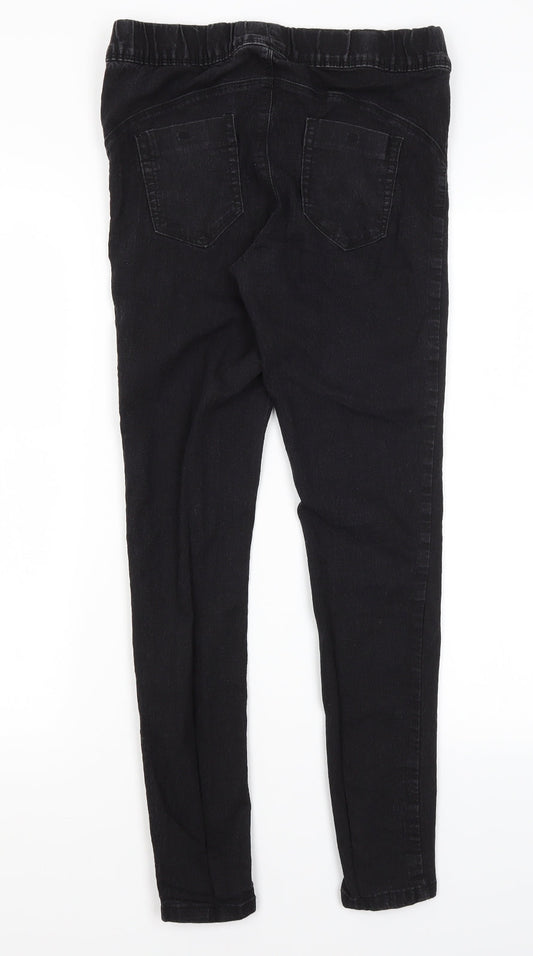 Denim Co Womens Black Cotton Jegging Jeans Size 12 L27 in Regular