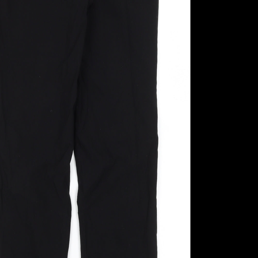 Papaya Womens Black Polyester Dress Pants Trousers Size 12 L26.5 in Regular