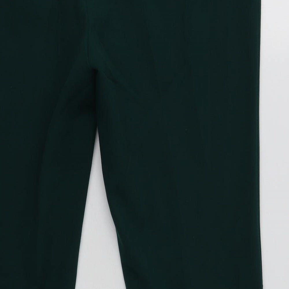 Papaya Womens Green Polyester Dress Pants Trousers Size 16 L30 in Regular
