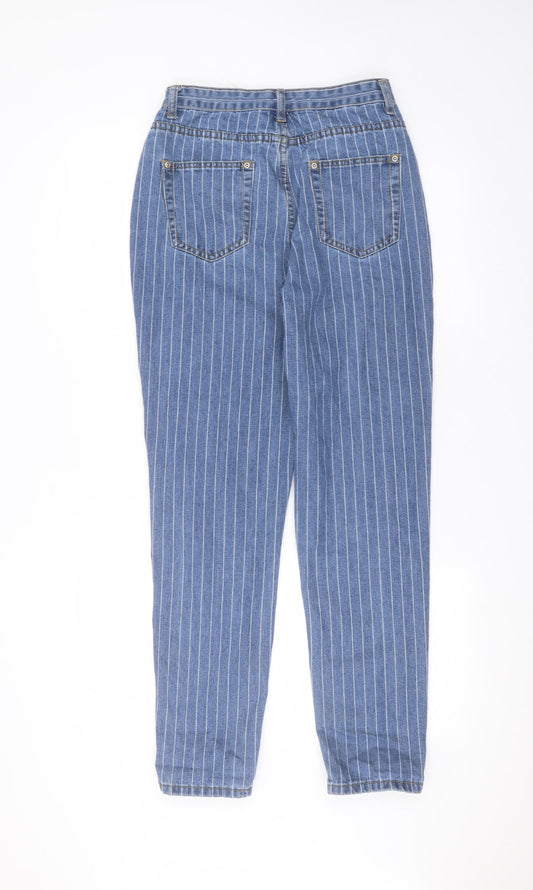 Nasty Gal Womens Blue Cotton Skinny Jeans Size 8 L27 in Regular