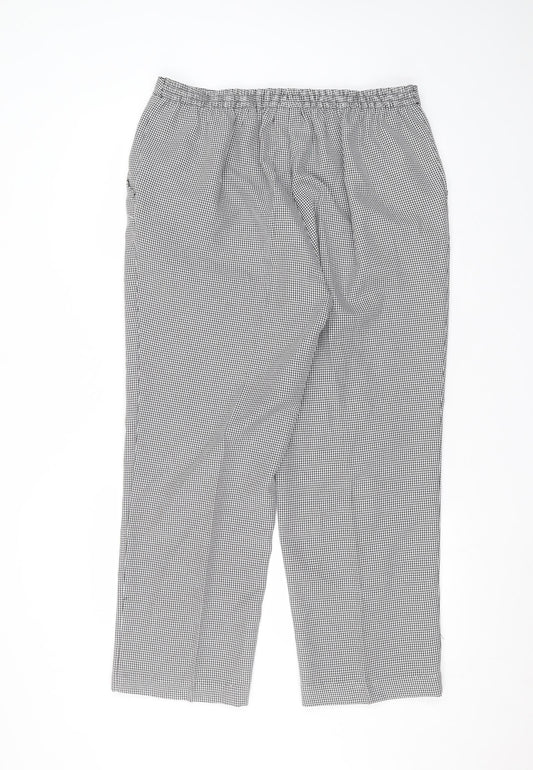 Damart Womens White Polyester Trousers Size 18 L25 in Regular