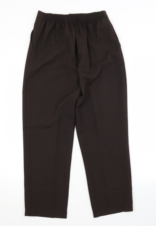 Preworn Womens Brown Trousers Size 10 L26 in Regular