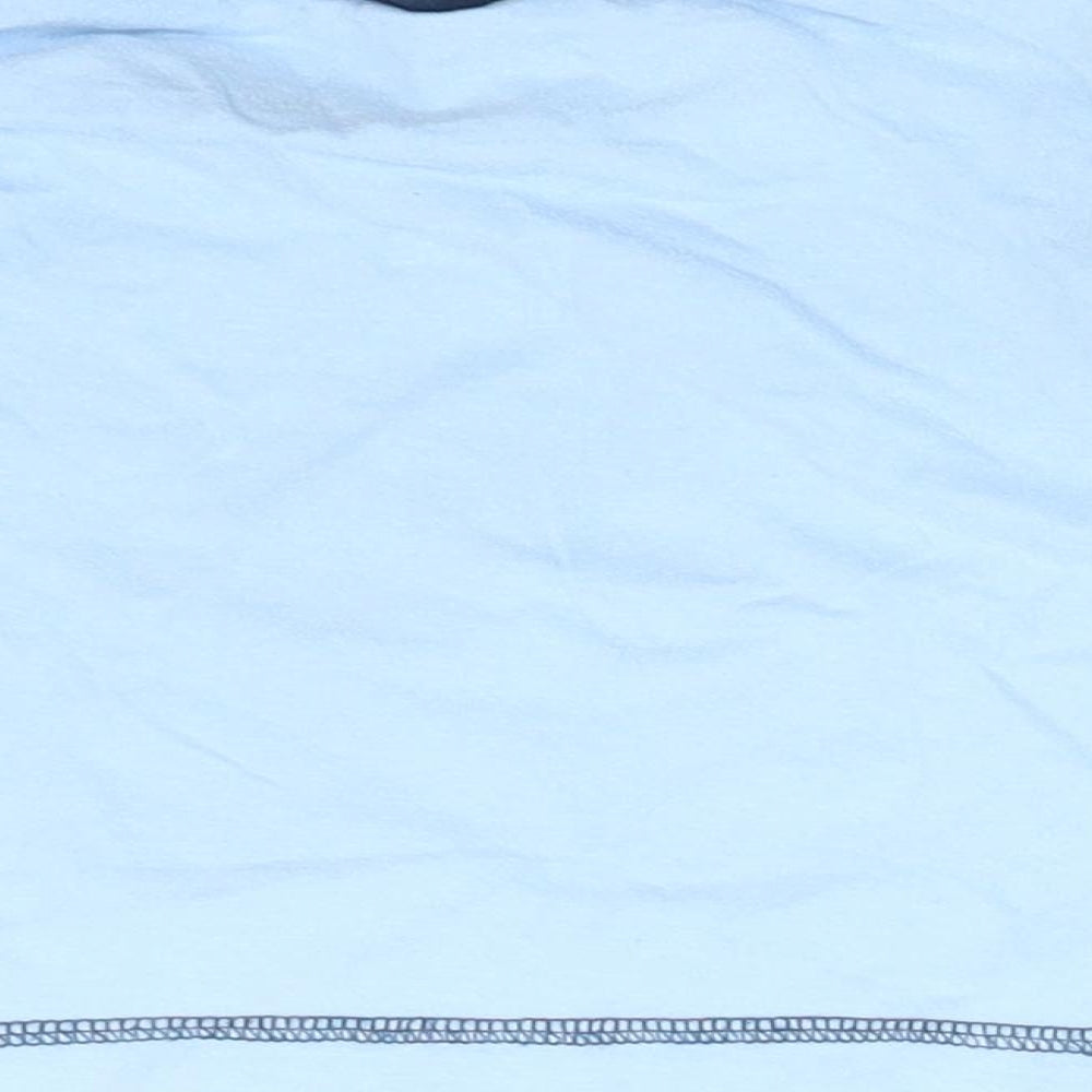 Disney Baby Blue Cotton Basic T-Shirt Size 6-9 Months Round Neck - FULL OF SMILES