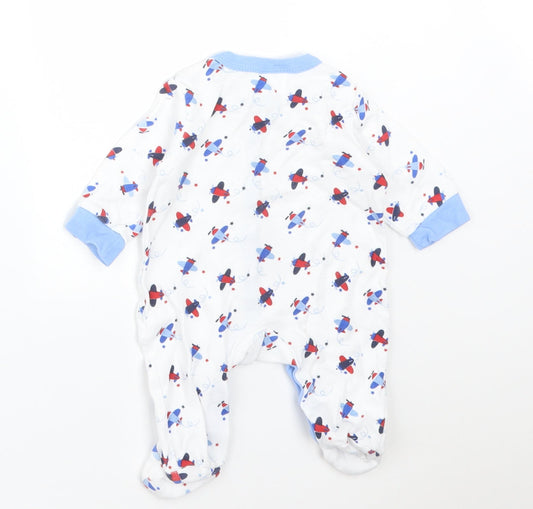 MOON&STARS Boys Multicoloured Cotton Babygrow One-Piece Size Newborn - PLANES
