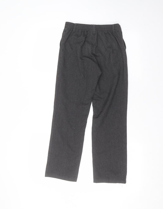 George Boys Black Polyester Dress Pants Trousers Size 9-10 Years Regular