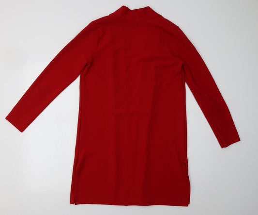 Blossom London Womens Red Overcoat Blazer Size M